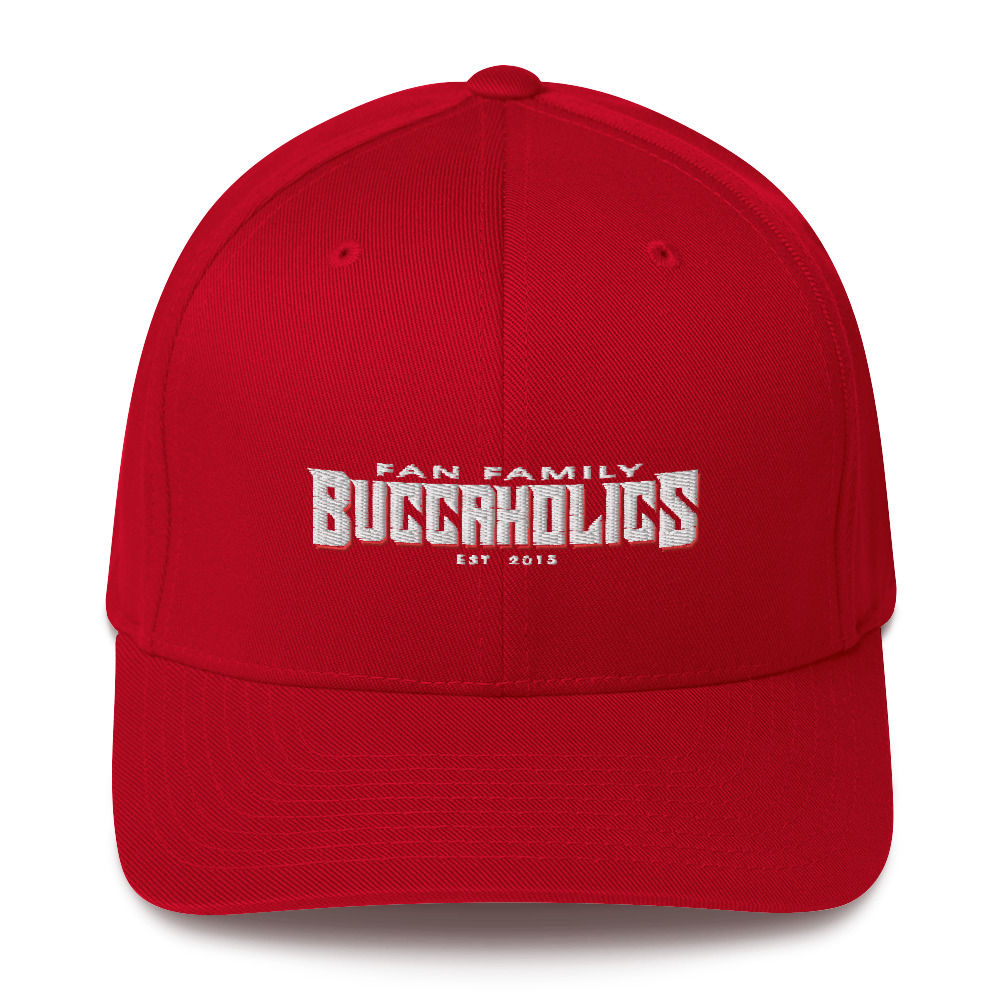 Buccaholics FanFamily Red Structured Twill Flex Fitted Cap