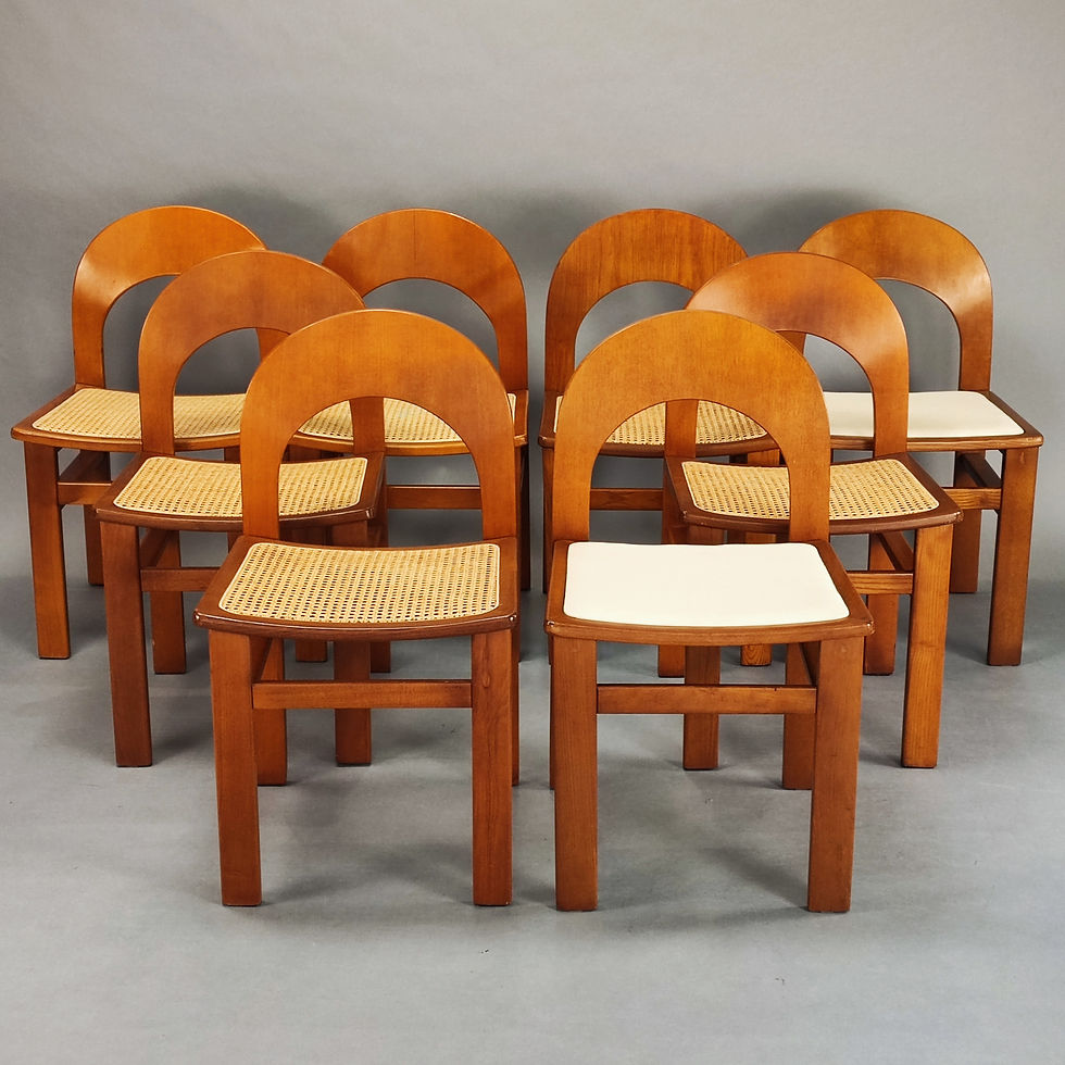 Thumbnail: Arcadia chairs attributed to A. Caraceni for Tagliabue, design '70