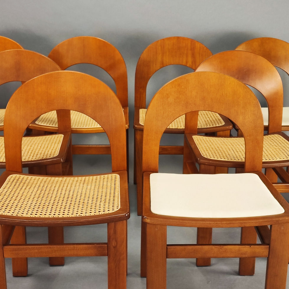 Thumbnail: Arcadia chairs attributed to A. Caraceni for Tagliabue, design '70