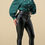 Thumbnail: Satin Button Down Blouse w/ Embellishments 
