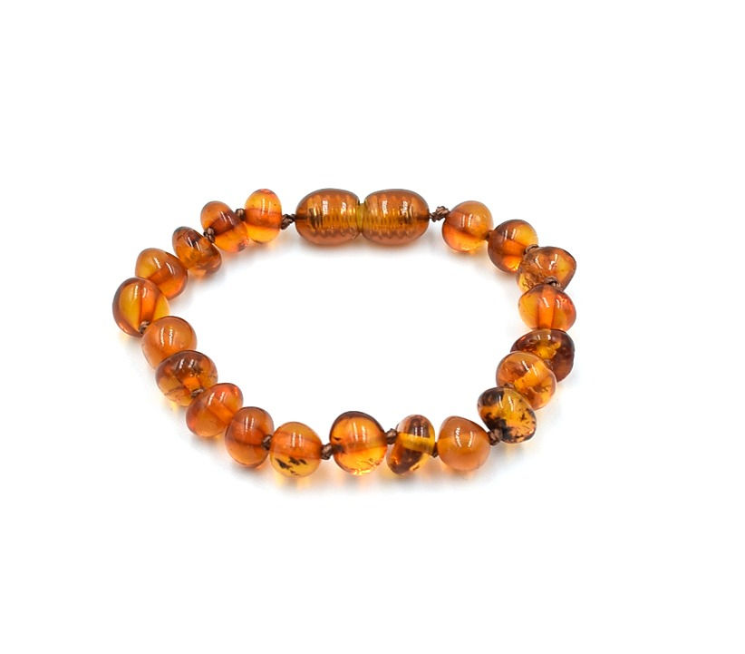 Miniatura: Pulsera de Ámbar Cognac