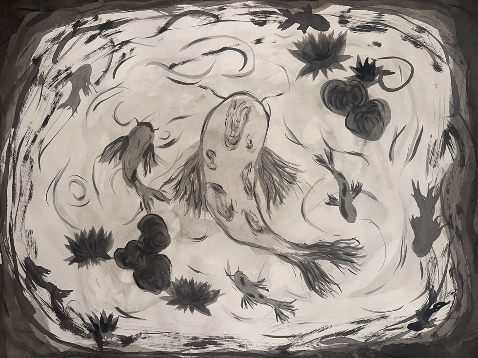 Untitled, Ink on Paper (2024)