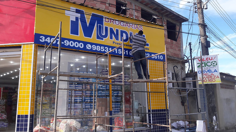 REFORMA FACHADA DROGARIA MUNDIAL