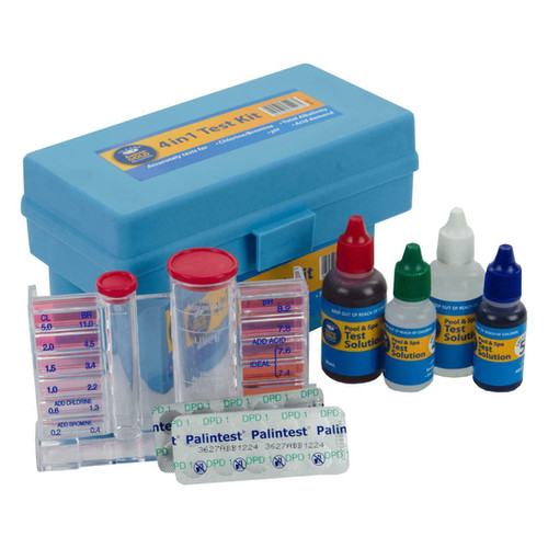 Aussie Gold 4 in 1 Pool Water Test Kit Aus Pool Supplies