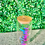 Thumbnail: Personalized Glass Cup with Bamboo Lid & Straw | 16 oz