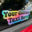 Thumbnail: Custom Holographic Lettering Outdoor Vinyl Sticker