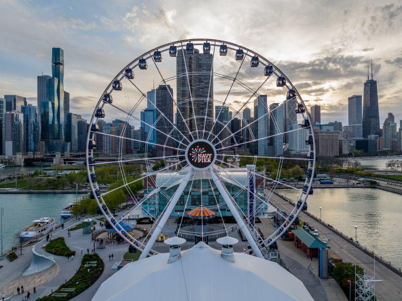 Navy Pier Ferris wheel senior friendly