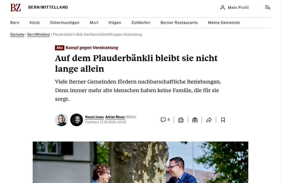 Interesse an Sorgender Gemeinde Belp ist gross