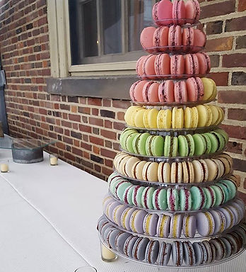10 Tier Macaron Tower Non-Traditional Wedding Cake