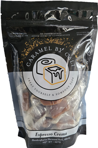 Espresso Crema Caramels 227g | Caramel By Cali