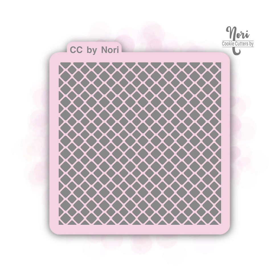 Waffle Cone Pattern Stencil - CNP0068