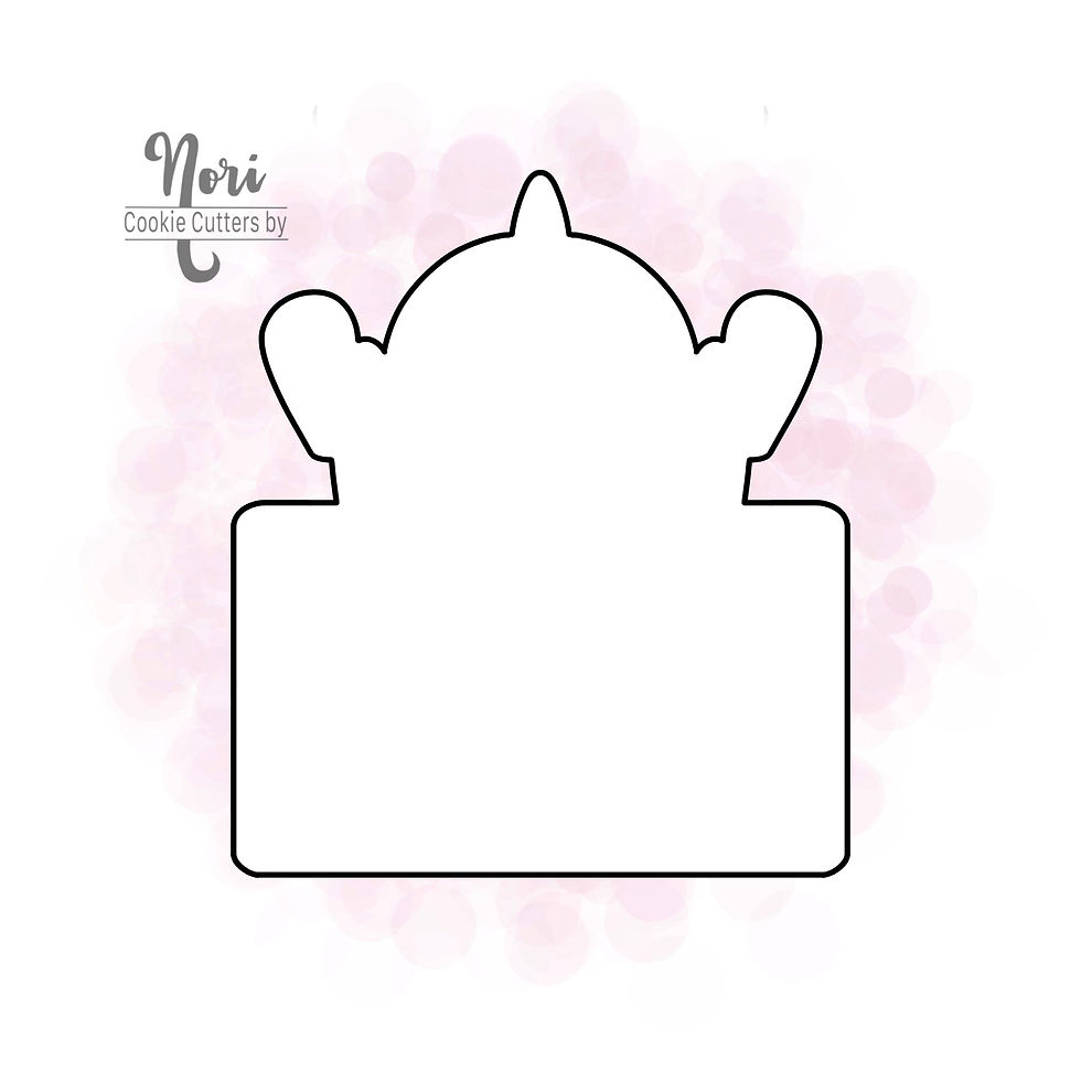 Thumbnail: Snowman Plaque Cookie Cutter - CN1348