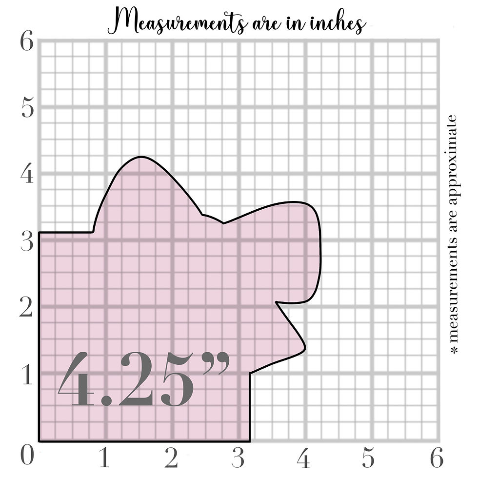 Thumbnail: Square with Bow 1 Cookie Cutter - CN1845