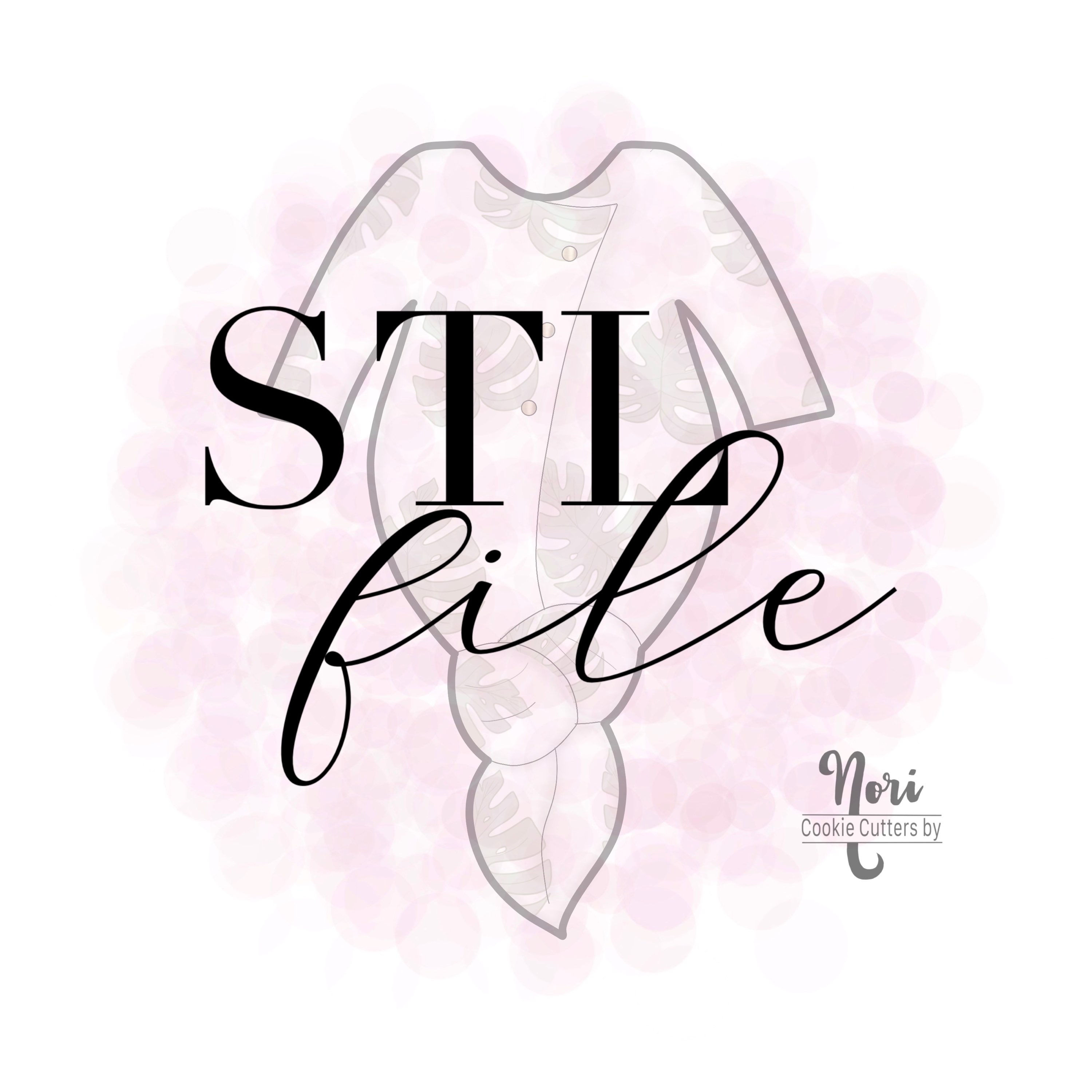 STL File - CN0751 - Long Sleeve Knotted Sleeper - 4.25"