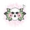 Thumbnail: Floral Skull 2 Cookie Cutter - CN1813