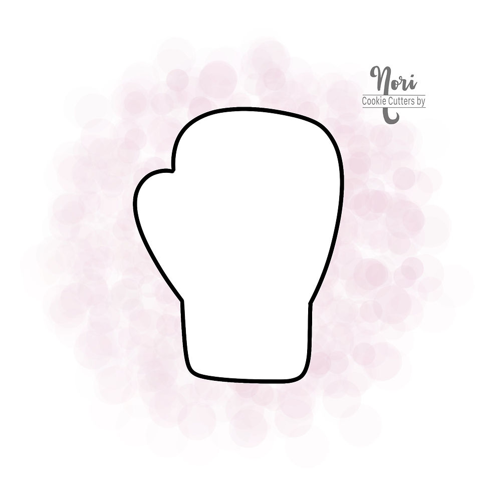 Thumbnail: Boxing Glove 1 Cookie Cutter - CN1720