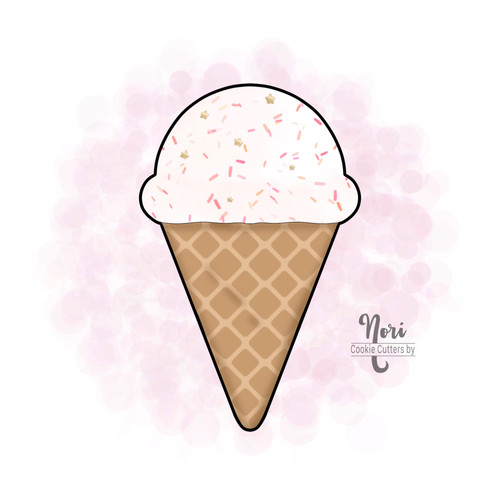 Ice Cream 3 Cookie Cutter - CN1415 | CC by Nori