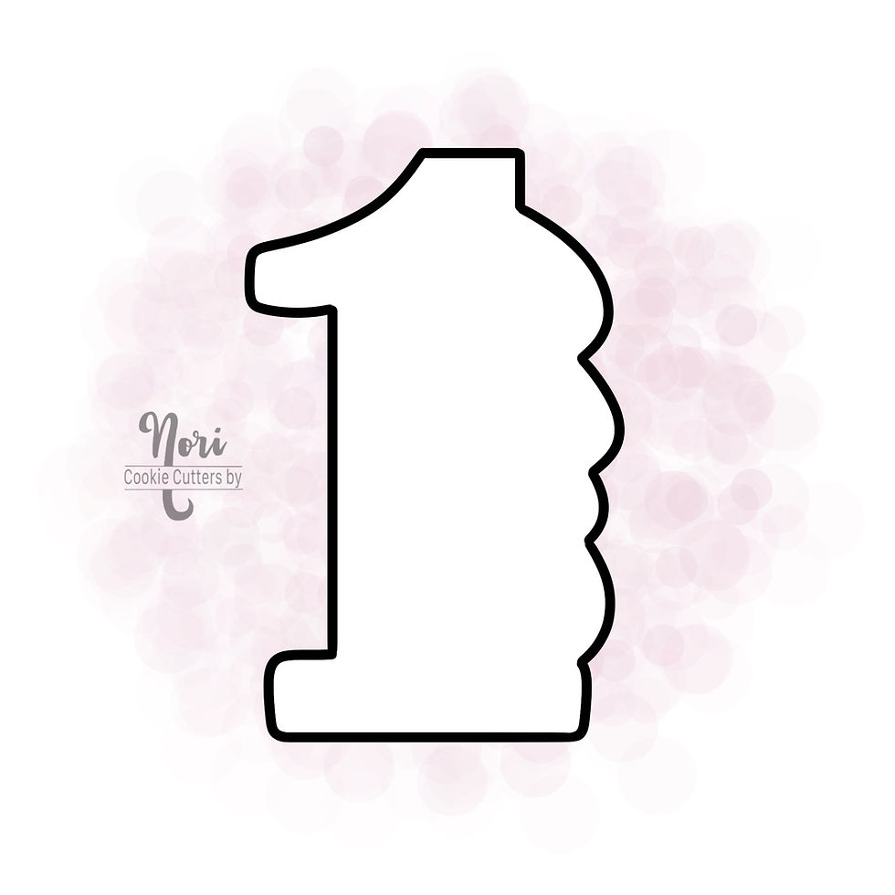 Thumbnail: Number One Lettered Cookie Cutter - CN2156