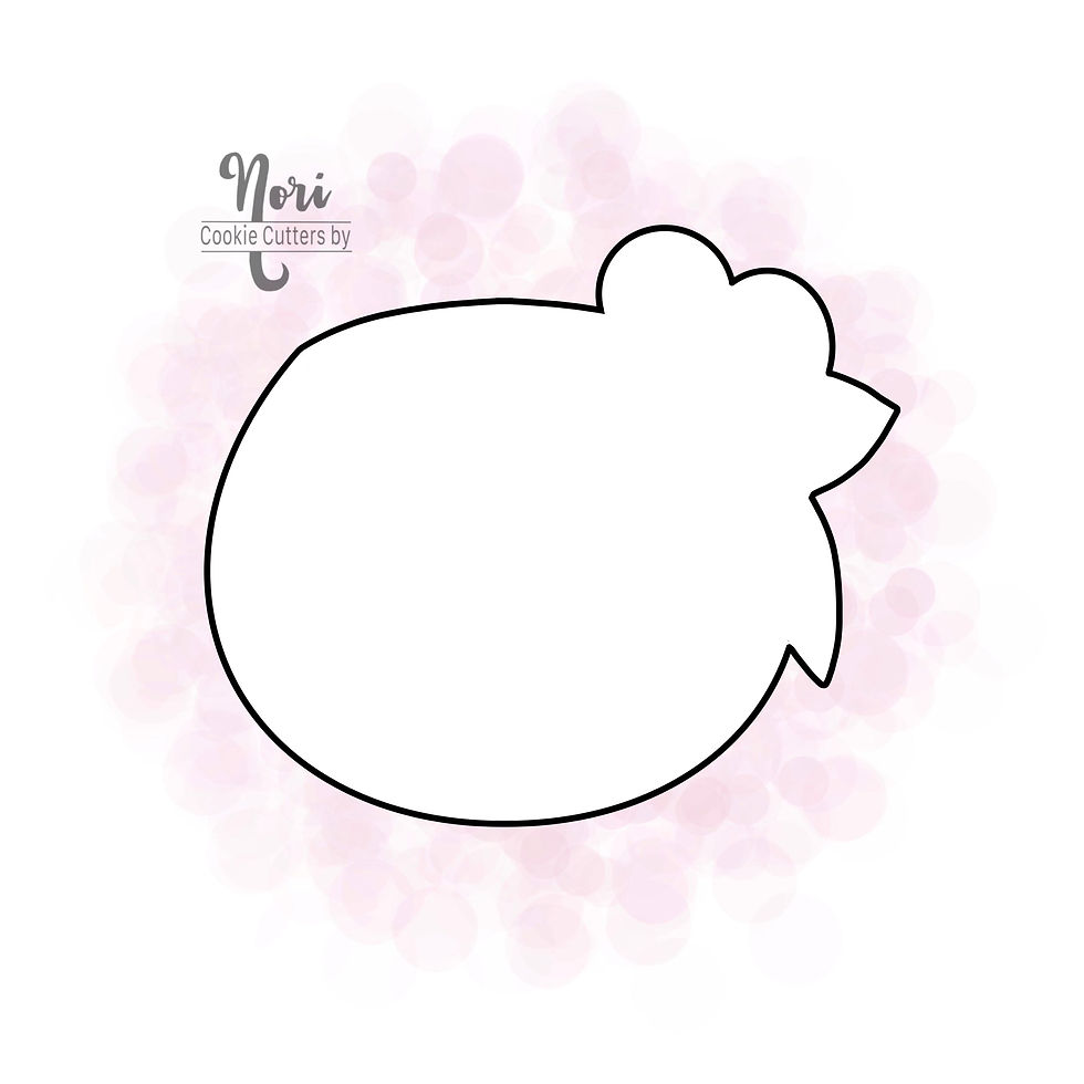 Thumbnail: Floral Coconut Drink Cookie Cutter - CN1571