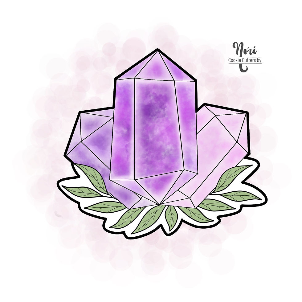 Floral Gem 2 Cookie Cutter - CN0730