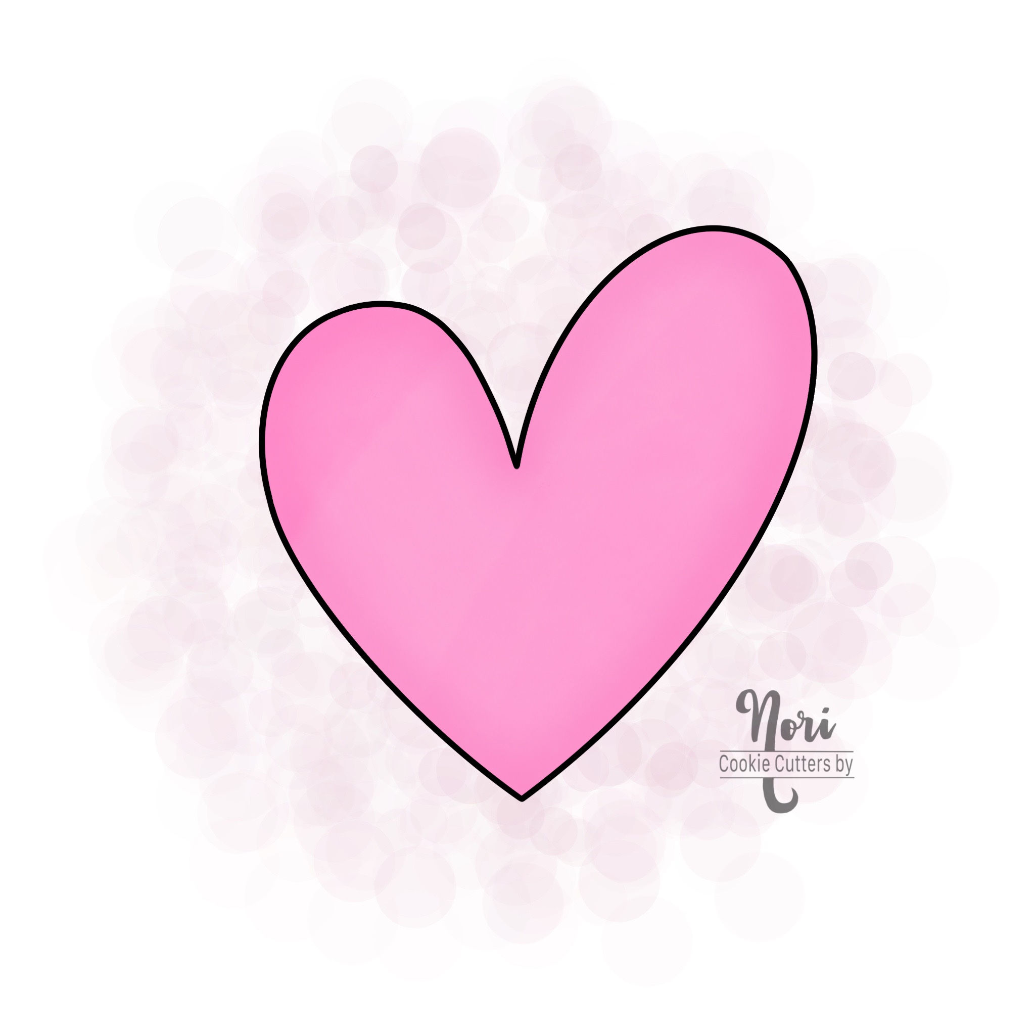 Asymmetric Heart Cookie Cutter - CN0153