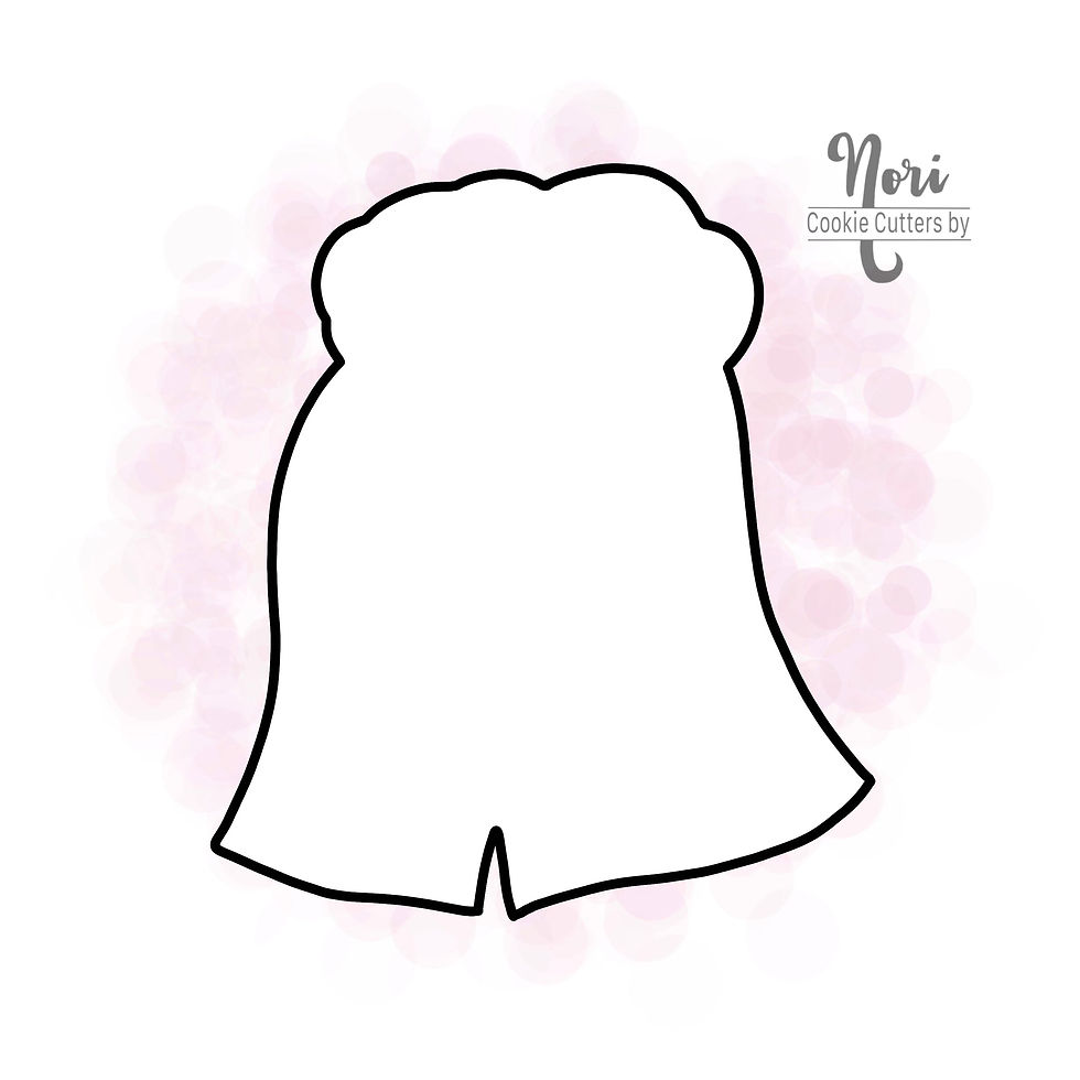 Thumbnail: Scarf Cookie Cutter - CN1326