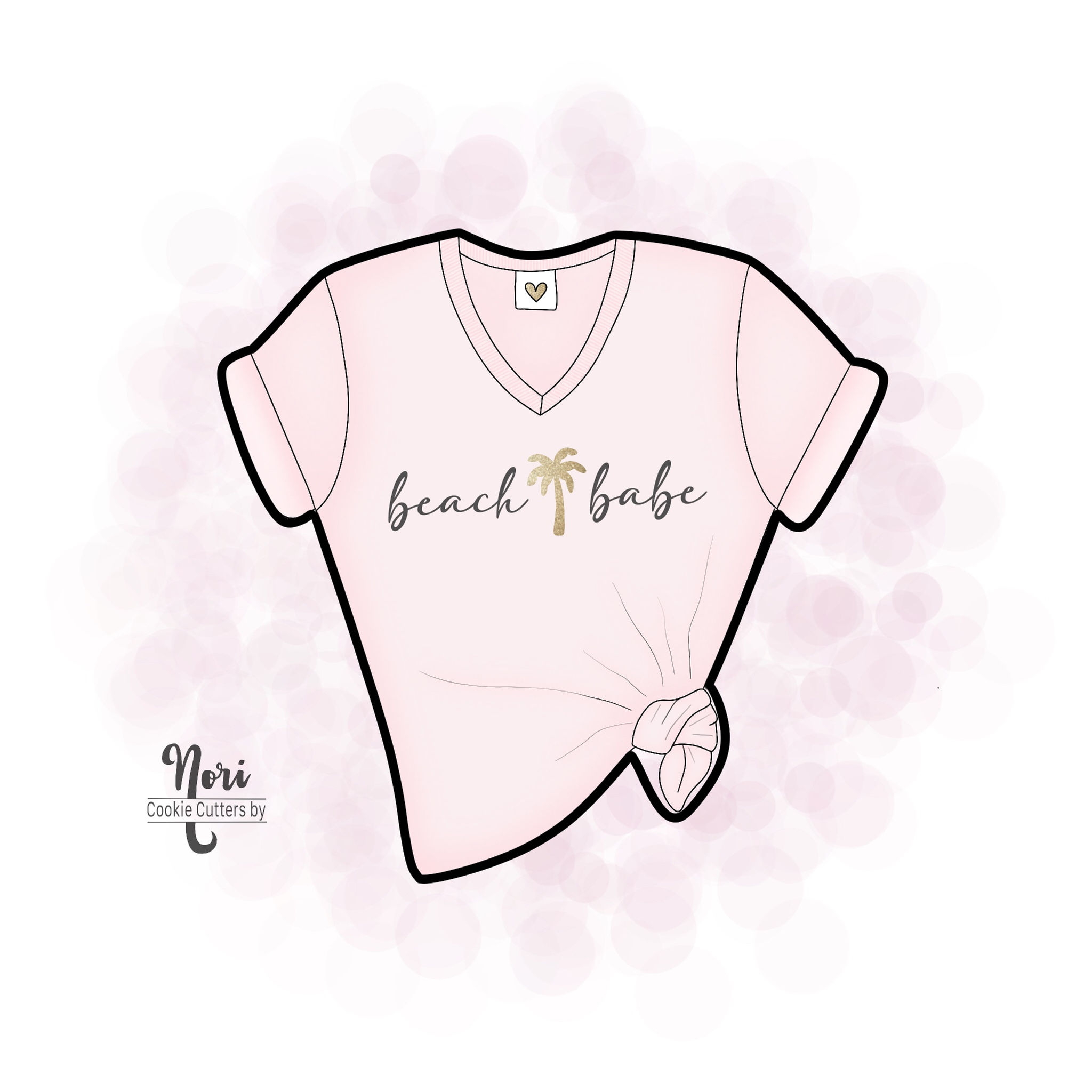 Tshirt Cookie Cutter Paislee’s Sweet Treats Tropical Collab