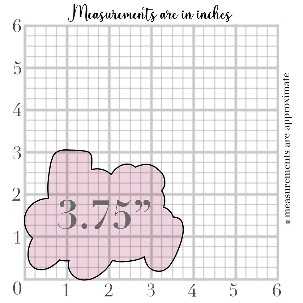 Thumbnail: He is Risen Cookie Cutter and optional Stencil - CN1413