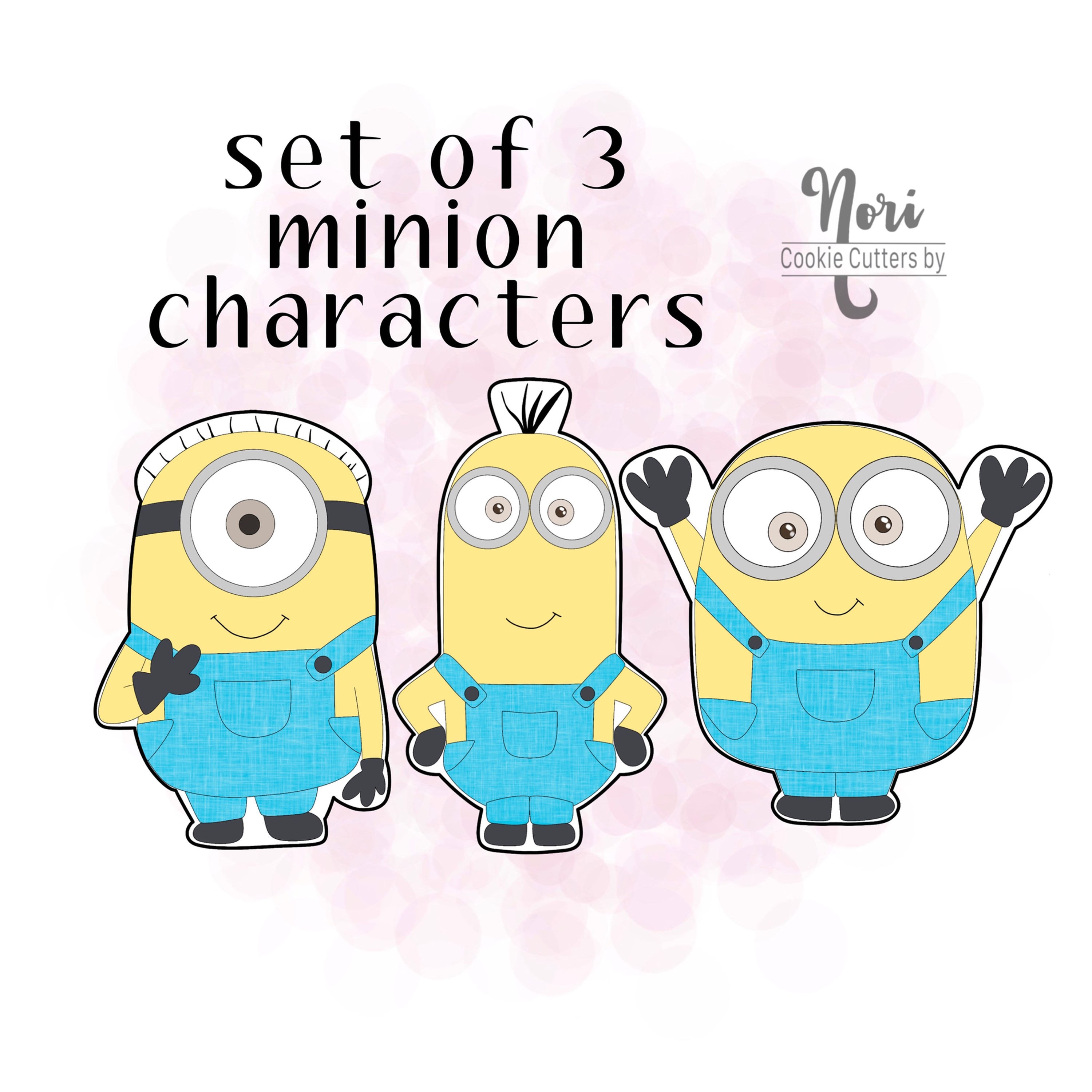 Set of 3 Character Cookie Cutters - CN1589-91