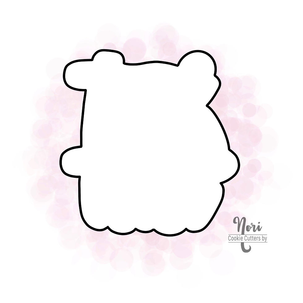 Thumbnail: Trick or treat Cookie Cutter and optional Stencil - CN1208