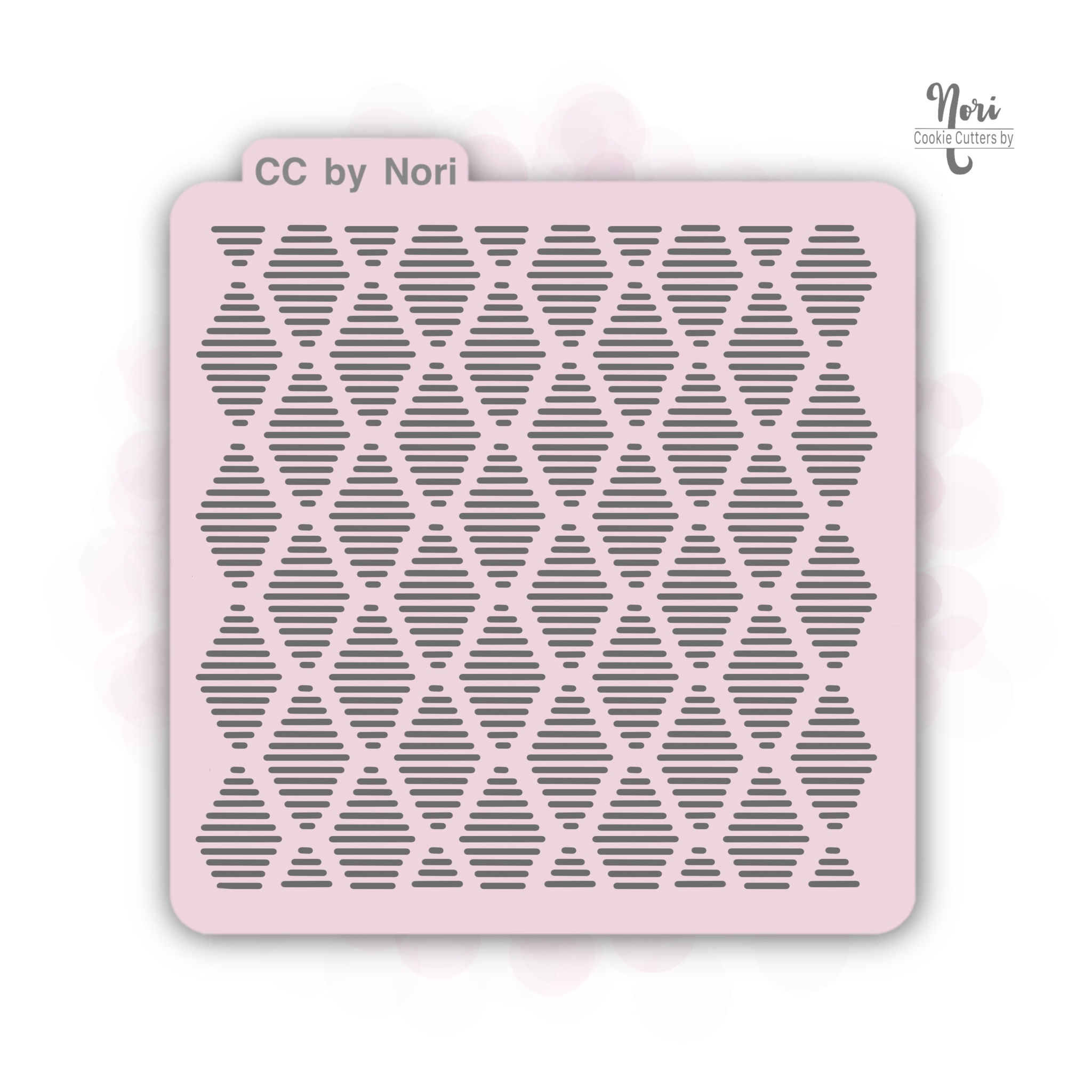 Boho Diamond Pattern Stencil - Cookie Cutters By Nori - CNP0020
