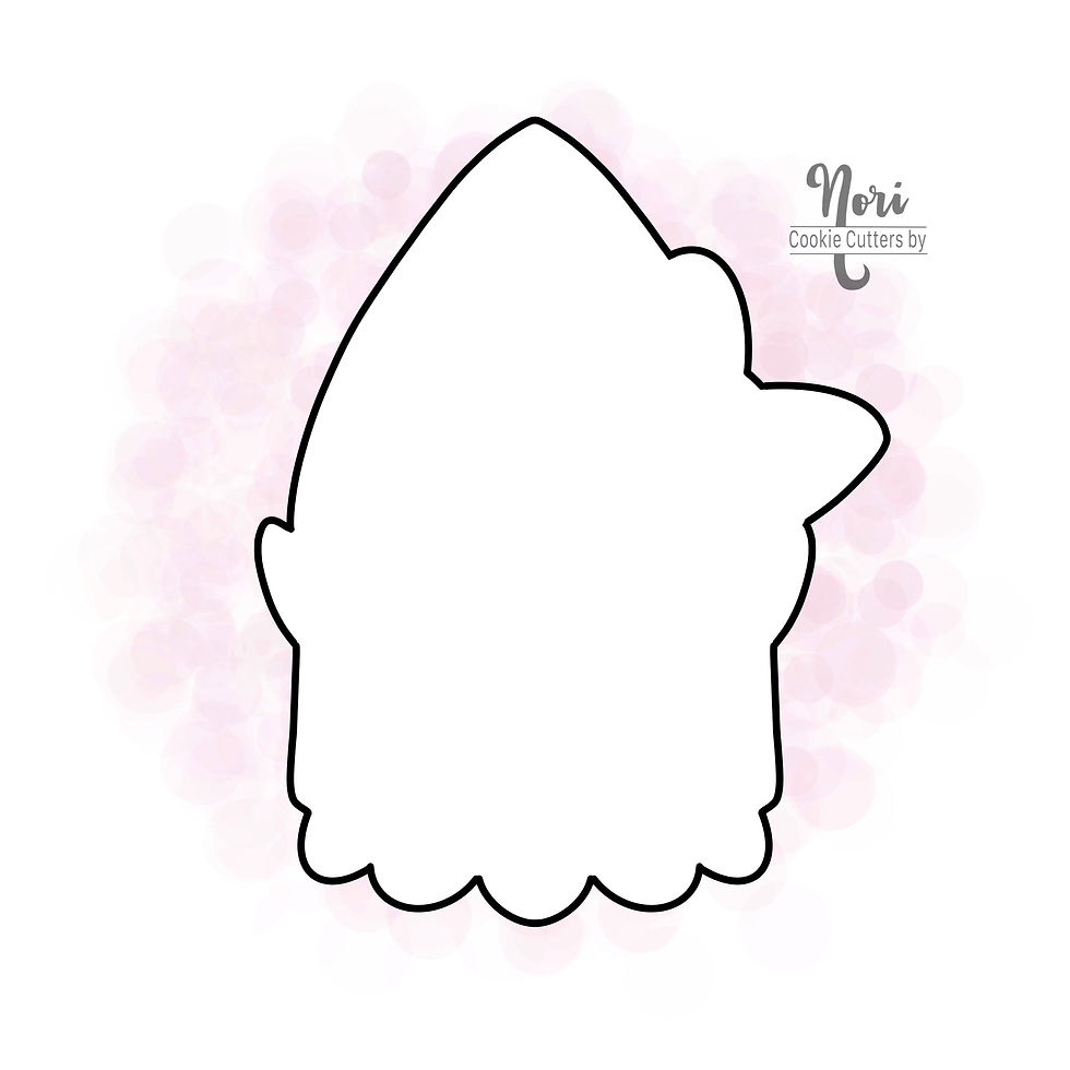 Thumbnail: Elf Girl with Bow Cookie Cutter - CN0862