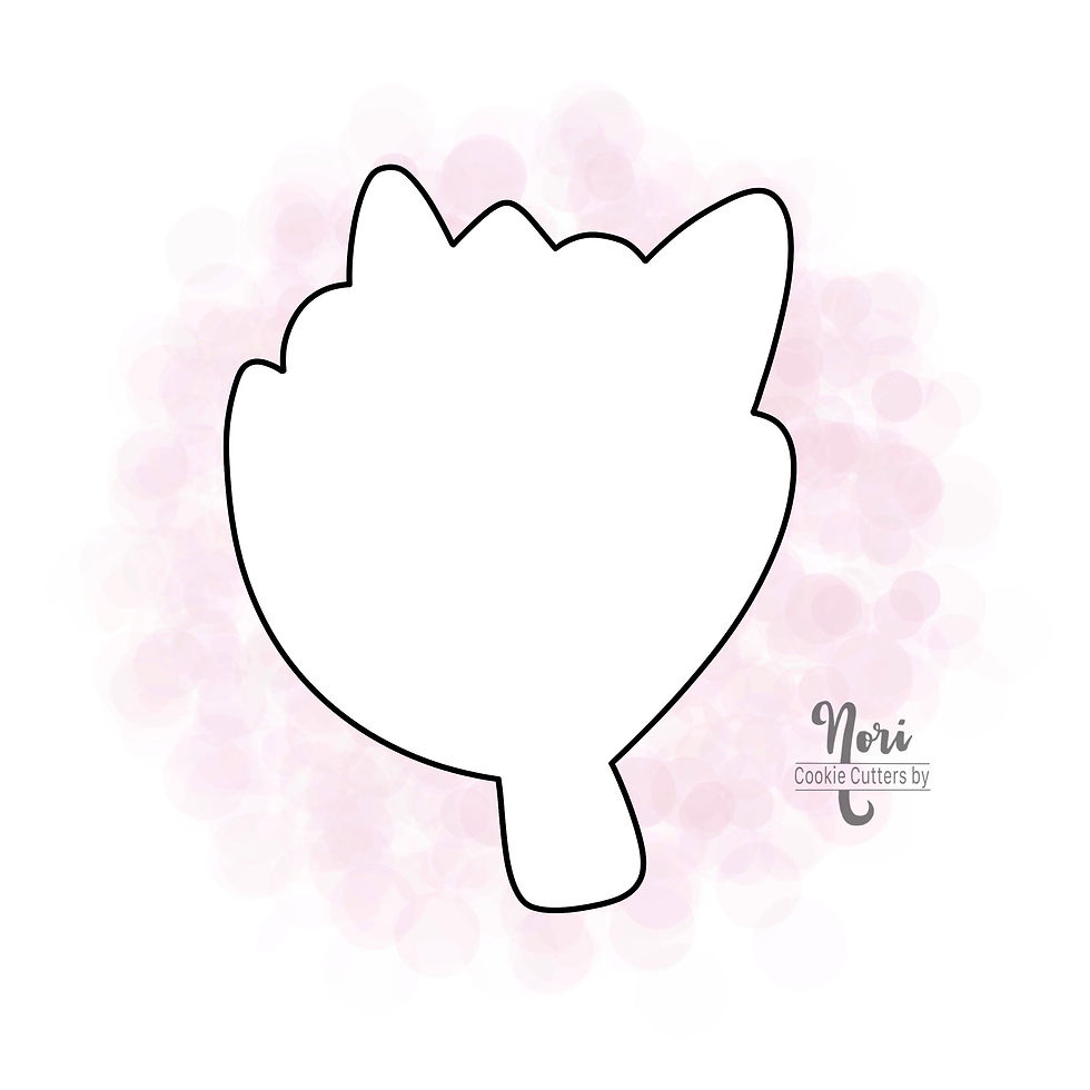 Thumbnail: Flower Cluster 2 Cookie Cutter - CN1438