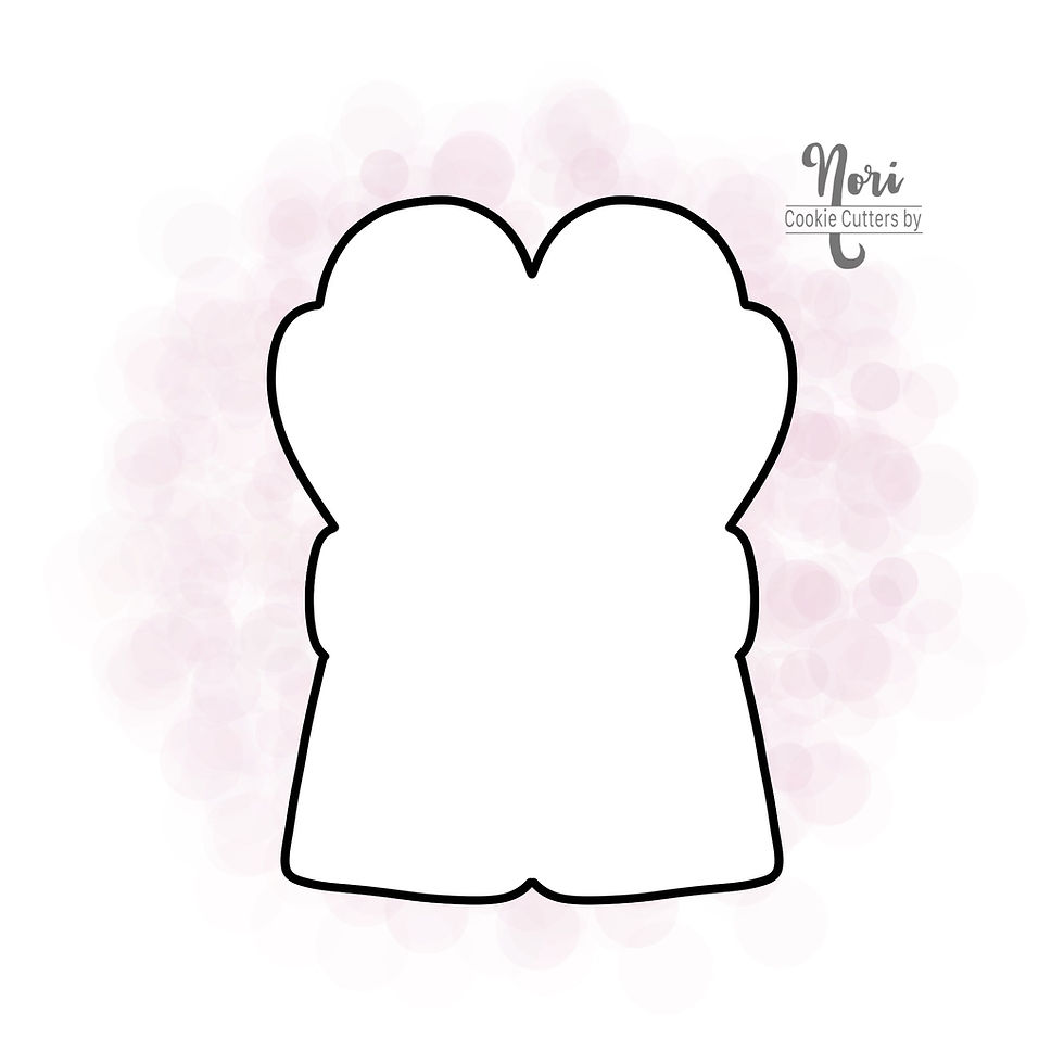 Thumbnail: Gloves 3 Cookie Cutter - CN1678