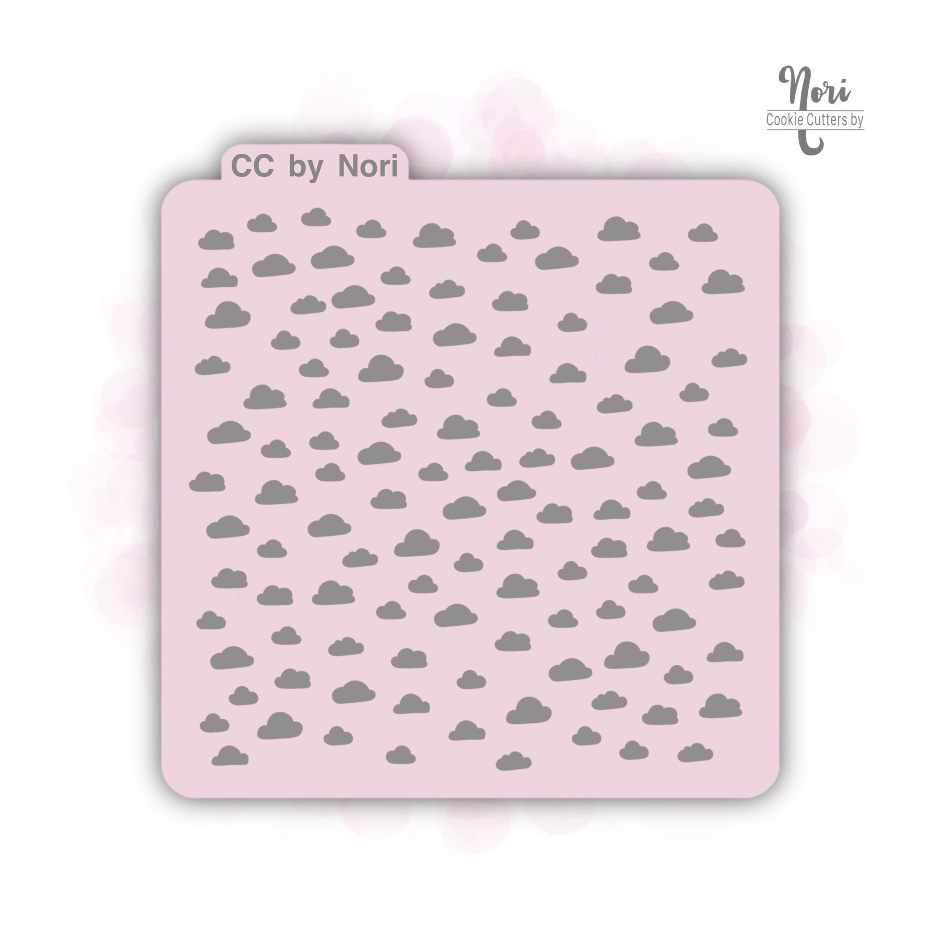 Clouds Pattern Stencil - CNP0107