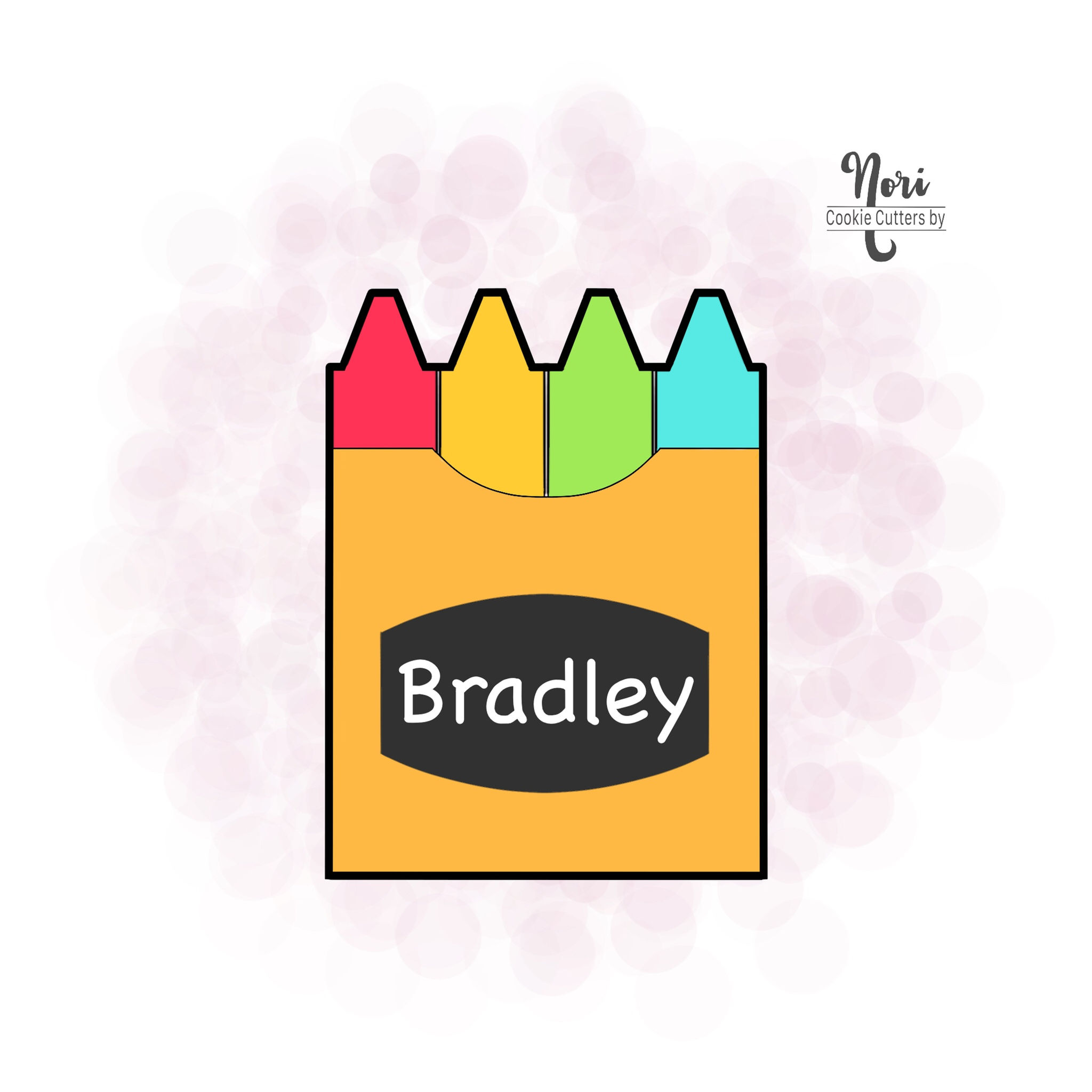 Box of Crayons Back to School Cookie Cutter - CN1050