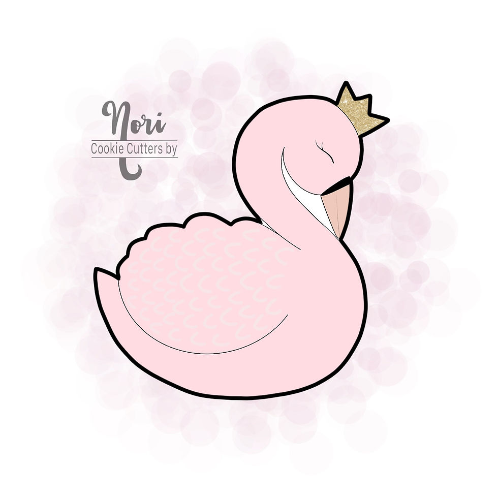 Swan Princess Animal Cookie Cutter - CN0188