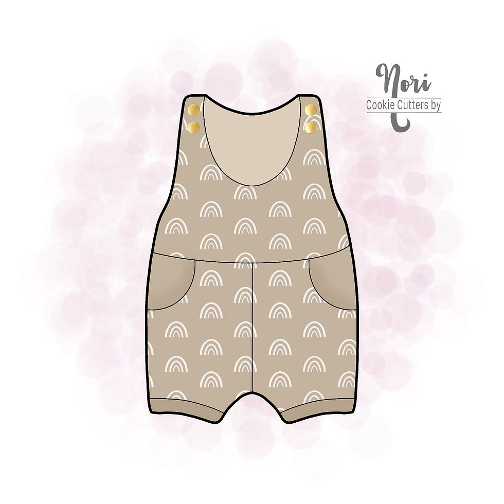 Baby Romper Cookie Cutter - CN0252