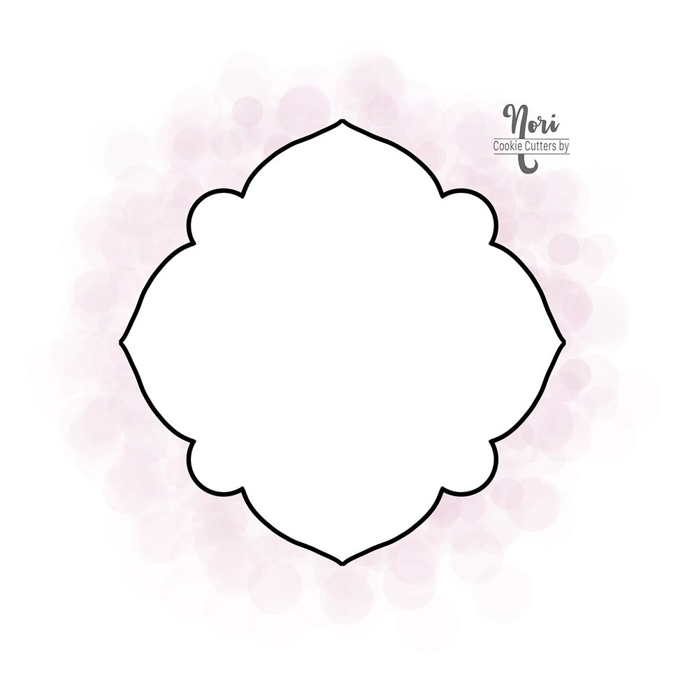 Thumbnail: Lily Plaque Cookie Cutter - CN0470