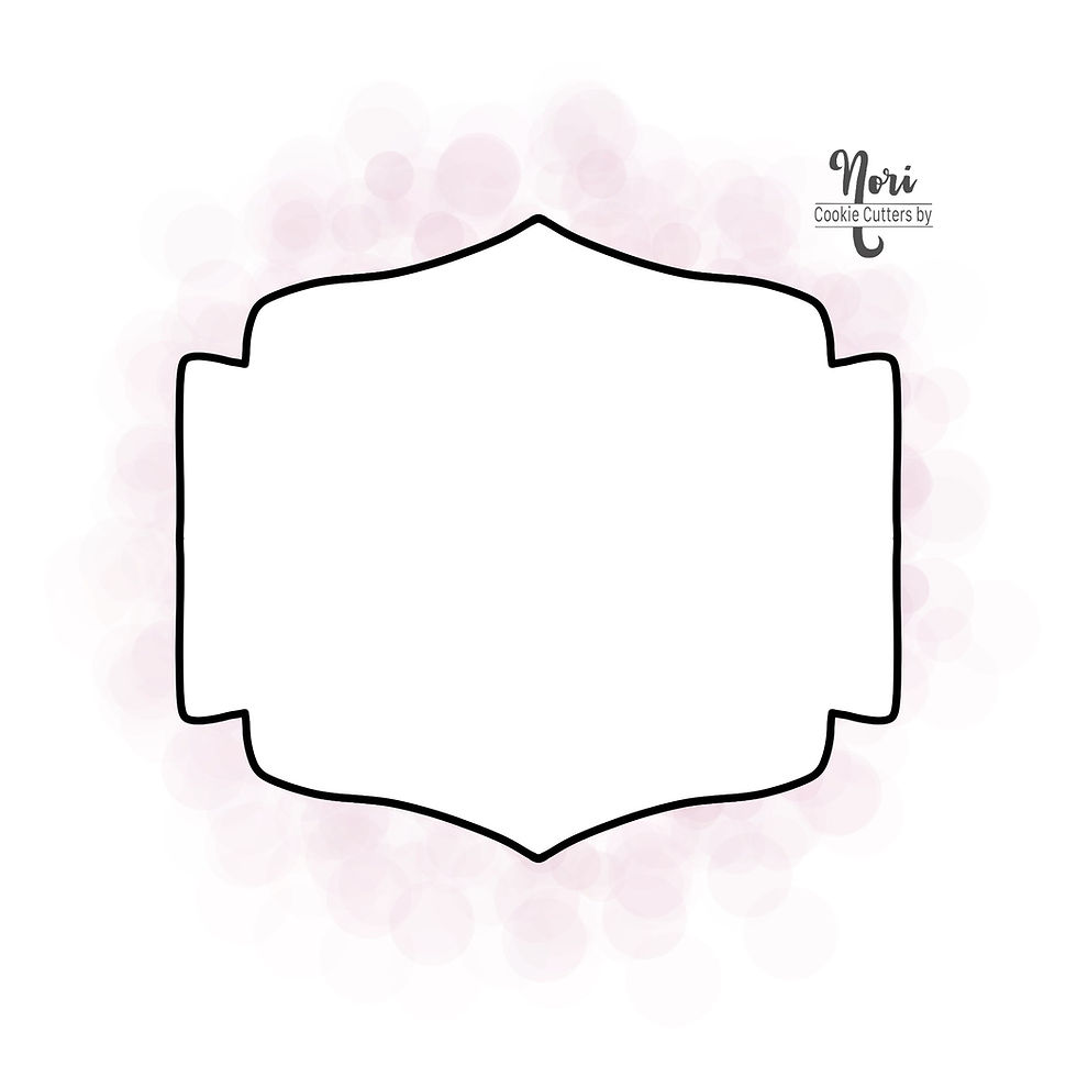 Thumbnail: Grace Plaque Cookie Cutter - CN0934