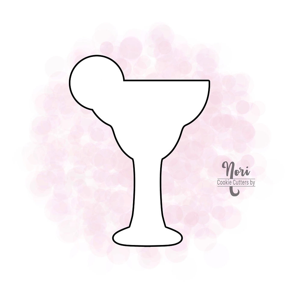 Thumbnail: Margarita Glass with Lime Cookie Cutter - CN1536