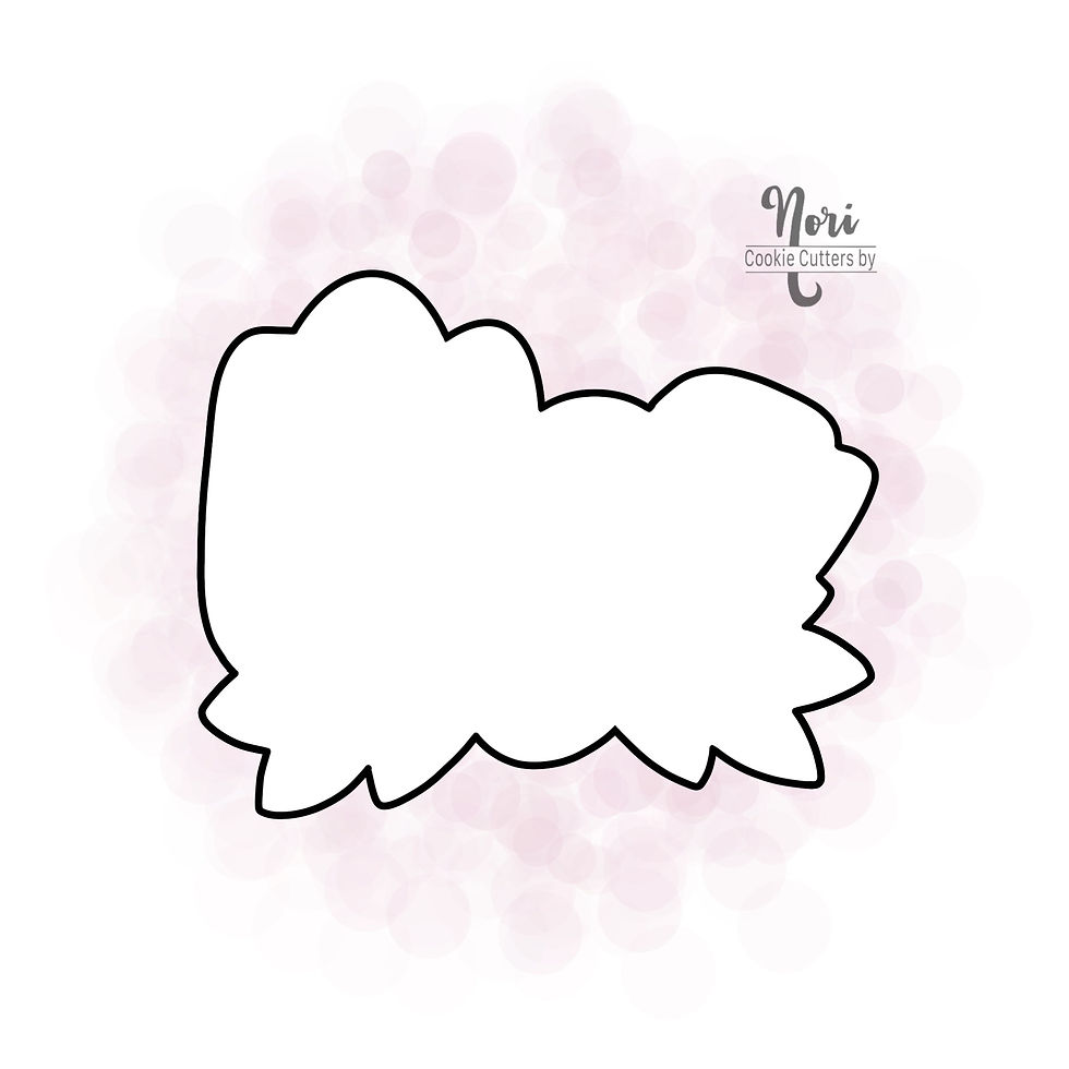 Thumbnail: Lettered Mom Mother’s Day Cookie Cutter with optional Stencil - CN0548