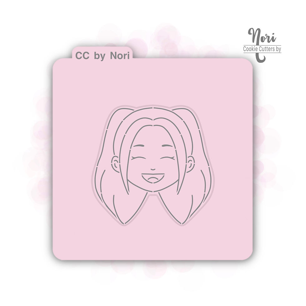 Thumbnail: KPop Girls Set of 3 PYO Character Cutters and Optional Stencils - CN1989-91