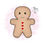 Thumbnail: Gingerbread man Cookie Cutter - CN1283