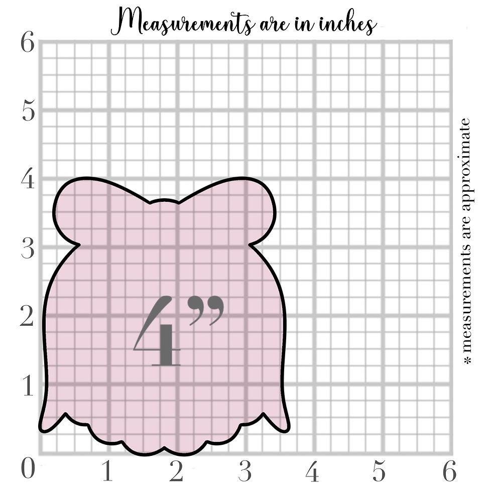 Thumbnail: Baby Bib with Bow 2 Cookie Cutter