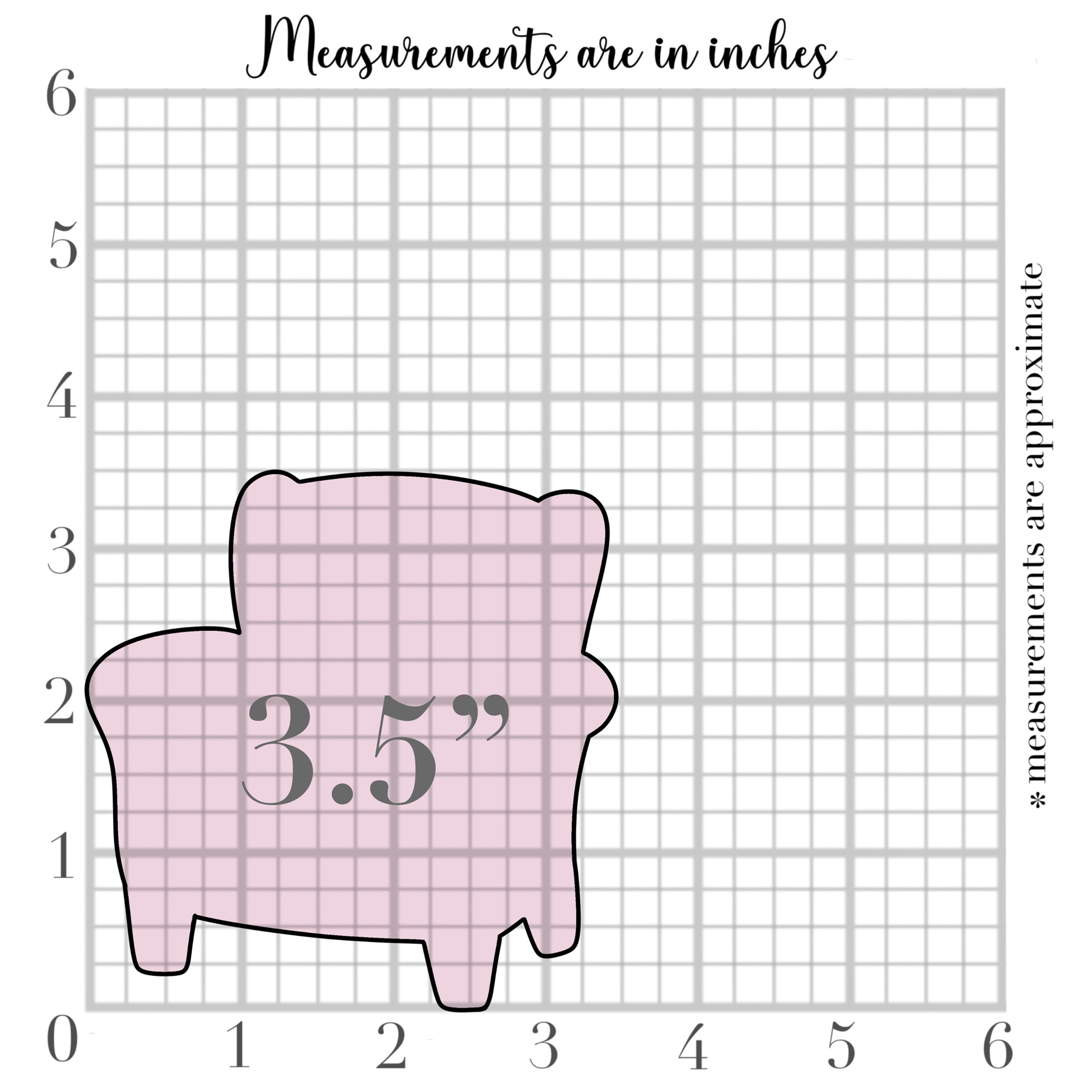 Armchair Cookie Cutter - CN1887