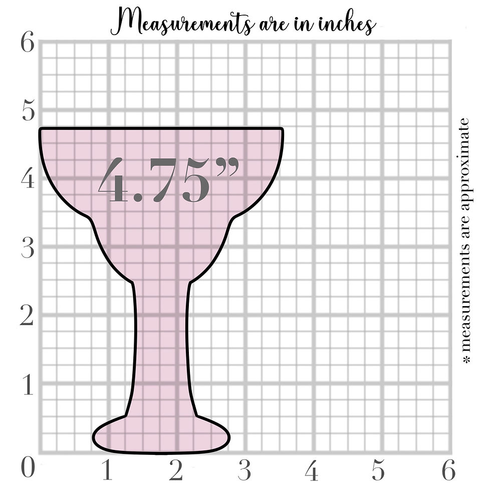 Thumbnail: Margarita Glass Cookie Cutter - CN1535