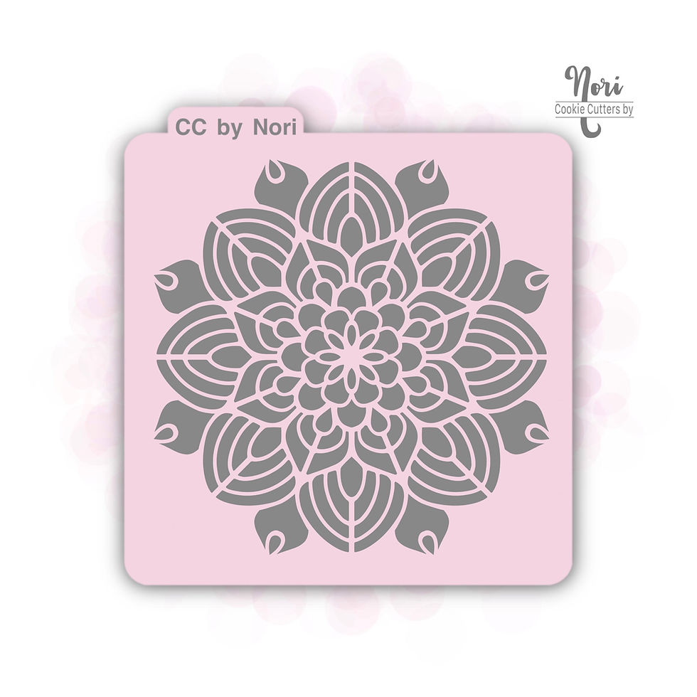Mandala 1 Pattern Stencil - CNP0049