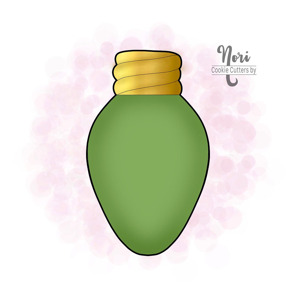 Christmas Light Cookie Cutter - CN1280