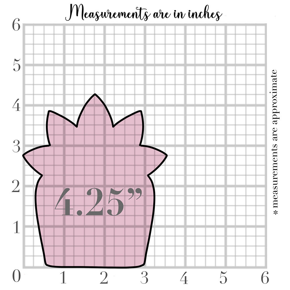 Thumbnail: Lotus Hair Clip Cookie Cutter - CN0749